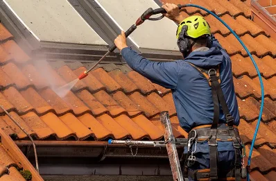 Démoussage et hydrofuge de toiture à Brantes